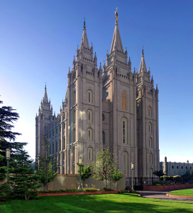 Salt Lake LDS Temple. 