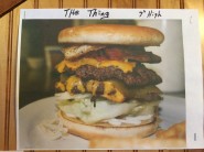 Local kids are preparing for Nettie's "Colossal Burger Challenge" by ordering "The Thing." It's already on the menu.  